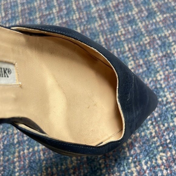 Preloved Manolo Blahnik dark blue heel size 39 - Picture 10 of 17